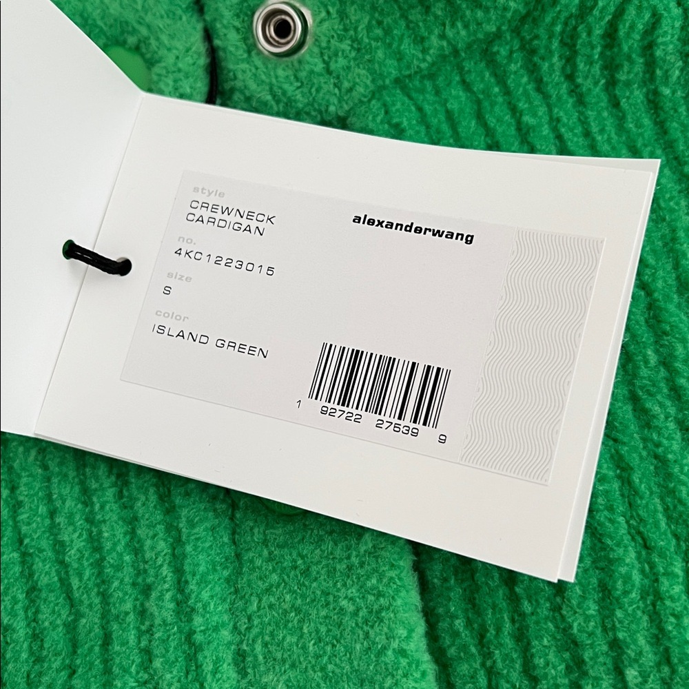 Alexander Wang Chenille Ribbed Buttoned Cardigan - image 4